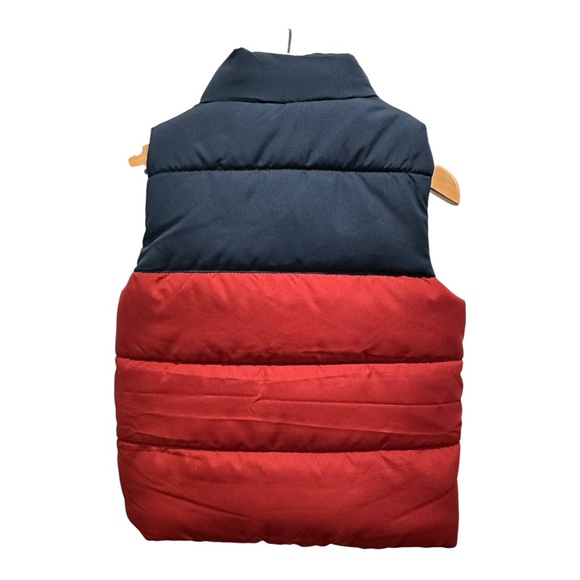 Puma Boys Red and Navy Puffer Jacket Vest, NWT, 3T - Picture 2 of 9